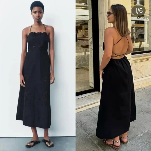sachin and babi light blue dress Sexy Black One-shoulder Thigh-high Slit Prom Dress main image 1